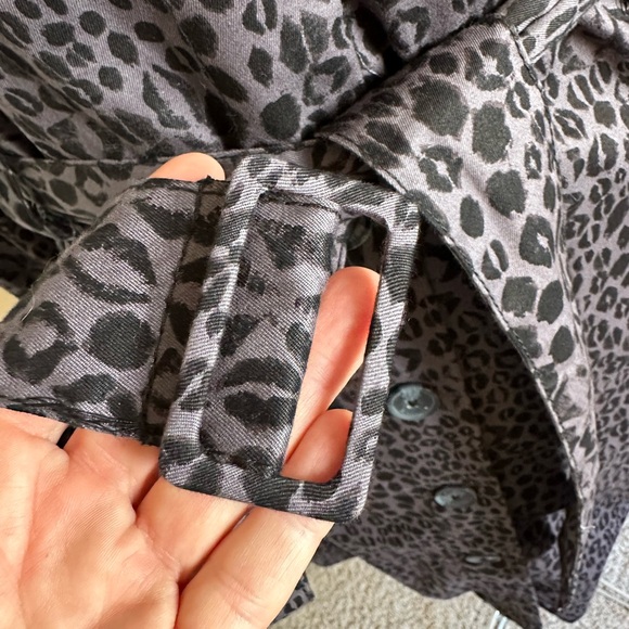 Kirina Zabet X Target Lipstick Leopard Trench Coat - Picture 10 of 14
